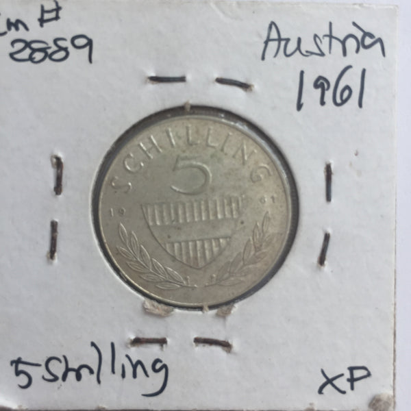 Austria, 5 Shilling, 1961, XF