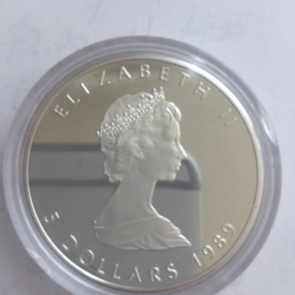 Canada, 5 Dollars, 1989, PF