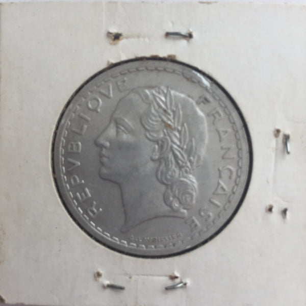 France, 5 Francs, 1948 B, XF