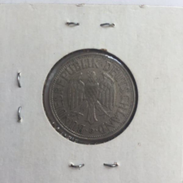 Germany, 1 Mark, 1954 D,  XF