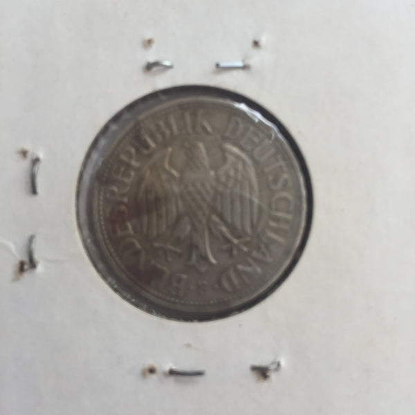 Germany, 1 Mark, 1960 F, XF