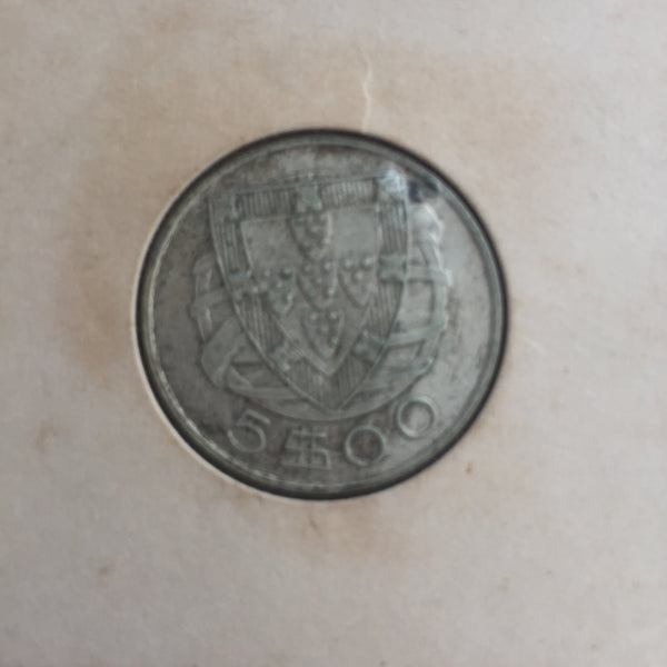 Portugal, 5 Escudos, 1946, XF