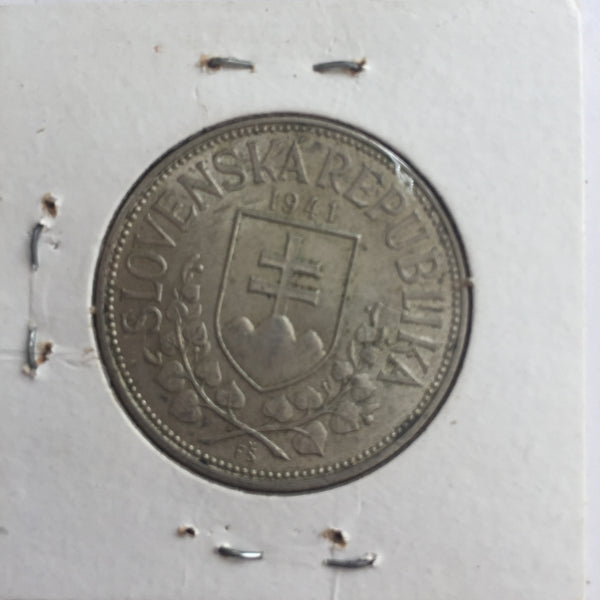 Slovakia, 20 Korun, 1941, XF
