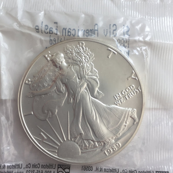 United States, 1 Dollar, 1989, MS 65