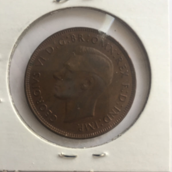 Australia, 1 Penny, 1943 (p), XF