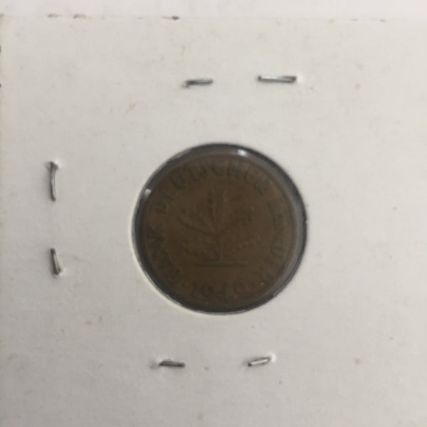 Germany, 5 Pfennig, 1949 D, XF