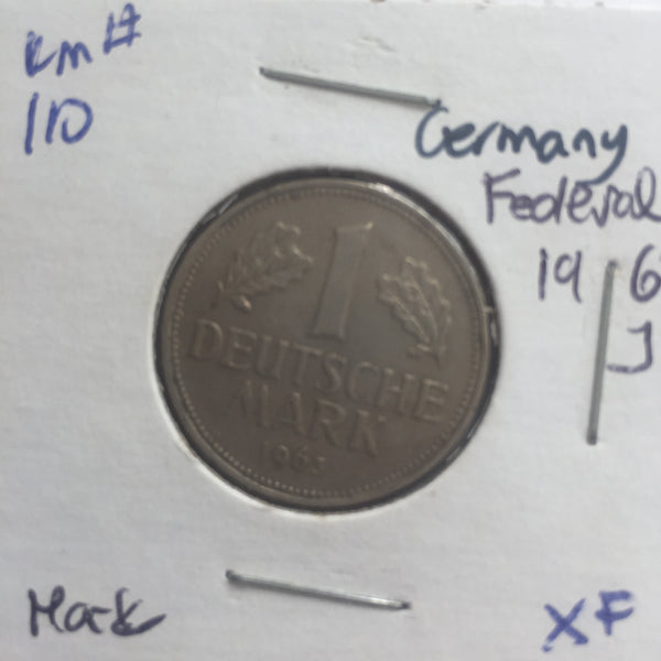 Germany, 1 Mark, 1963 J, XF