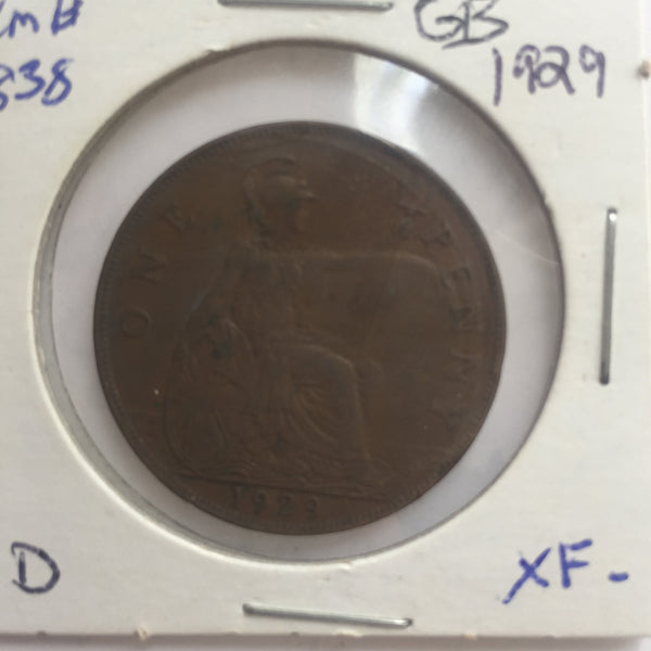 Great Britain, 1 Penny, 1929, XF