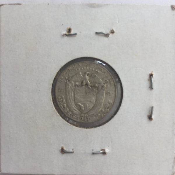 Panama, 1/10 Balboa, 1947, XF