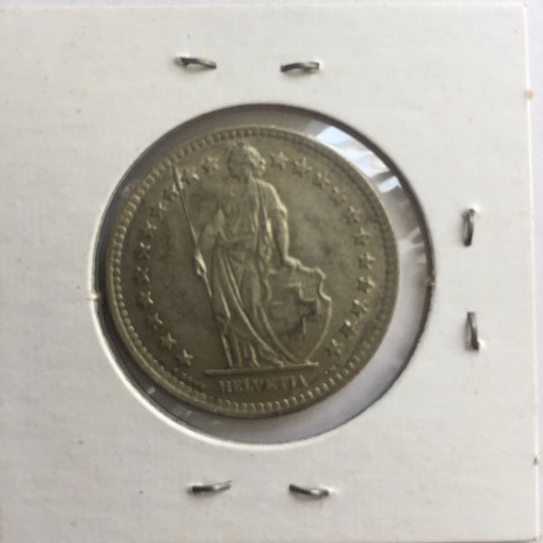 Switzerland, 2 Francs, 1963, XF
