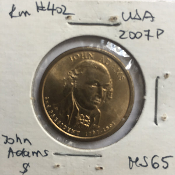 United States, 1 Dollar, 2007 P, MS 65