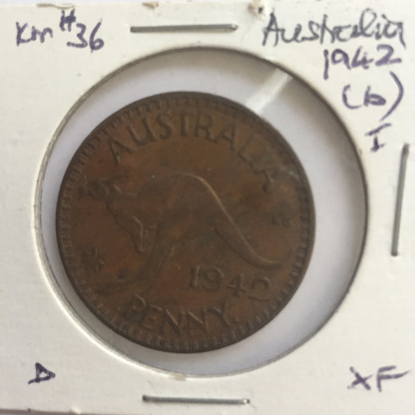 Australia, 1 Penny, 1942 (b) I, XF