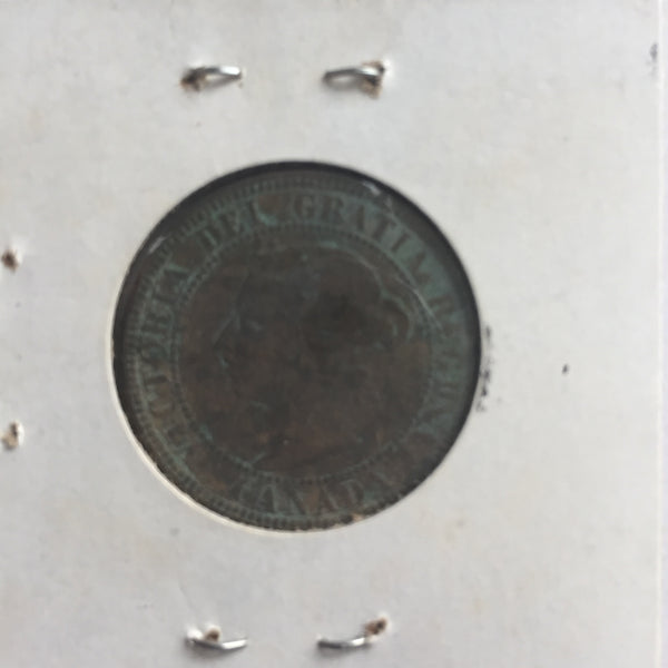 Canada, 1 Cent, 1890 H, VG