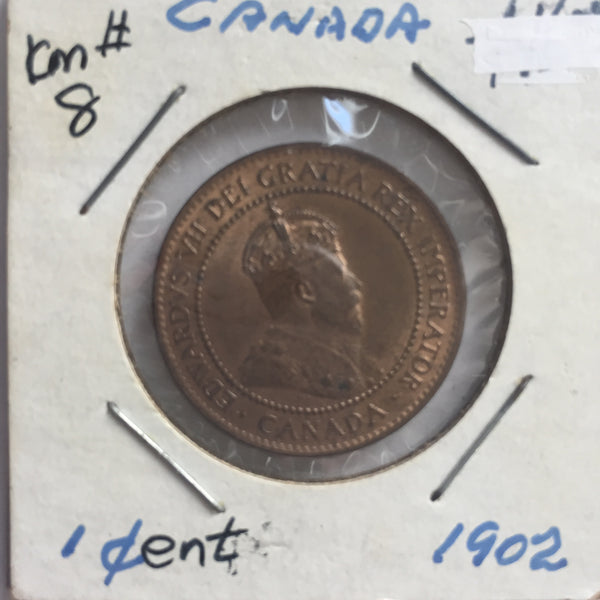 Canada, 1 Cent, 1902, XF