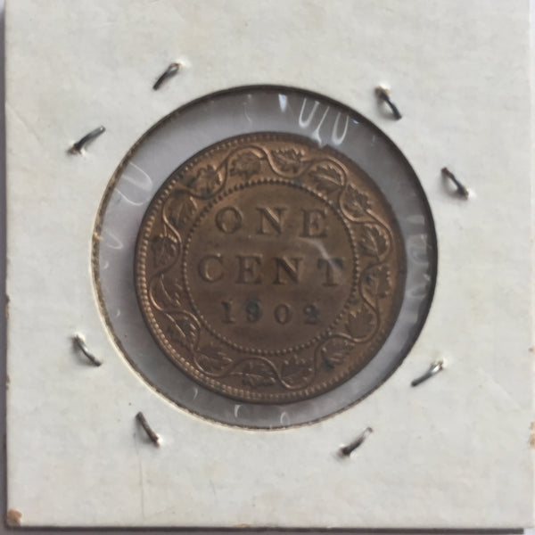 Canada, 1 Cent, 1902, XF