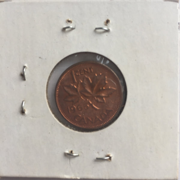 Canada, 1 Cent, 1965, XF