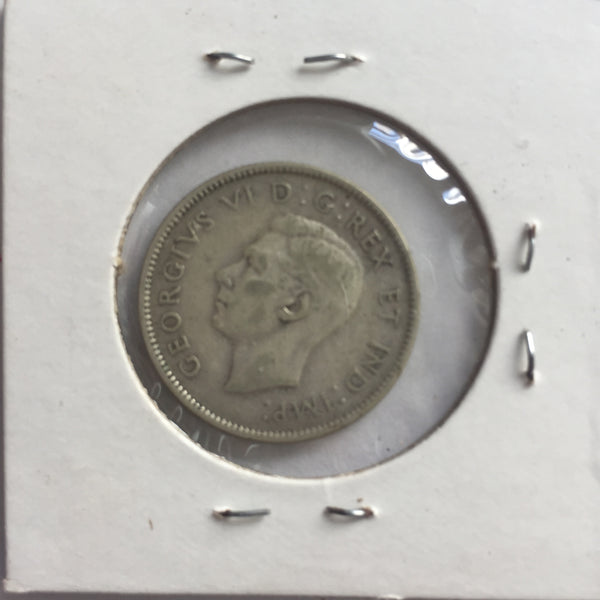 Canada, 25 Cents, 1947, VF