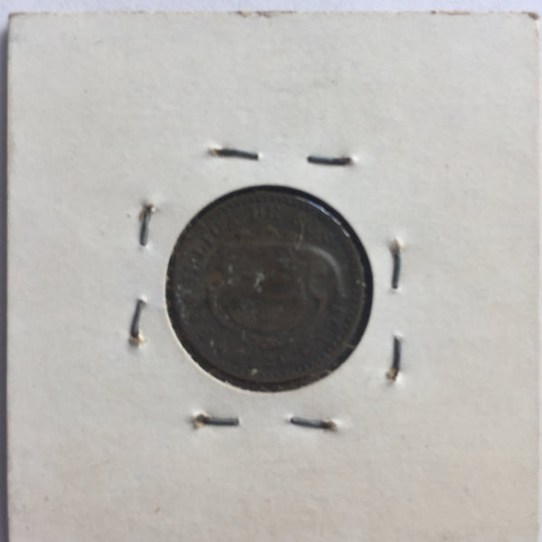 Costa Rica, 10 Centimos, 1920, VF
