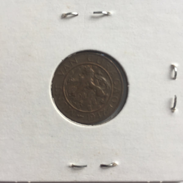 Curacao, 1 Cent, 1947, XF