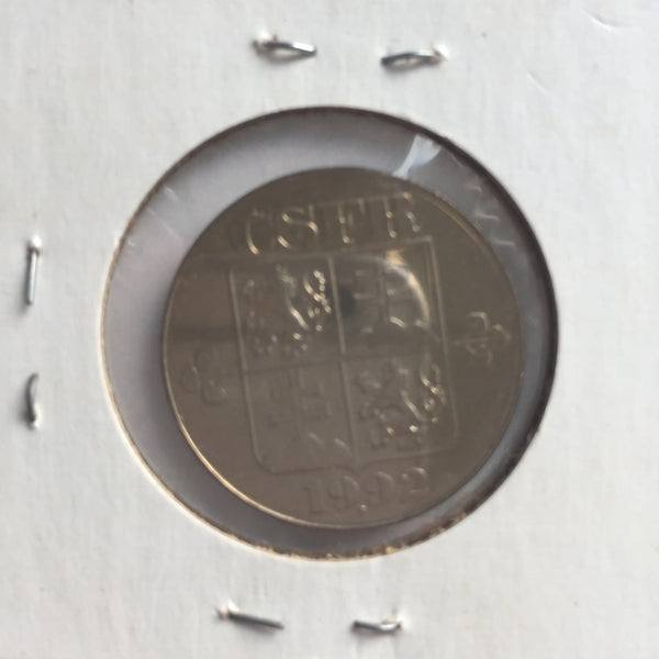 Czechoslovakia, 5 Korun, 1992, UNC