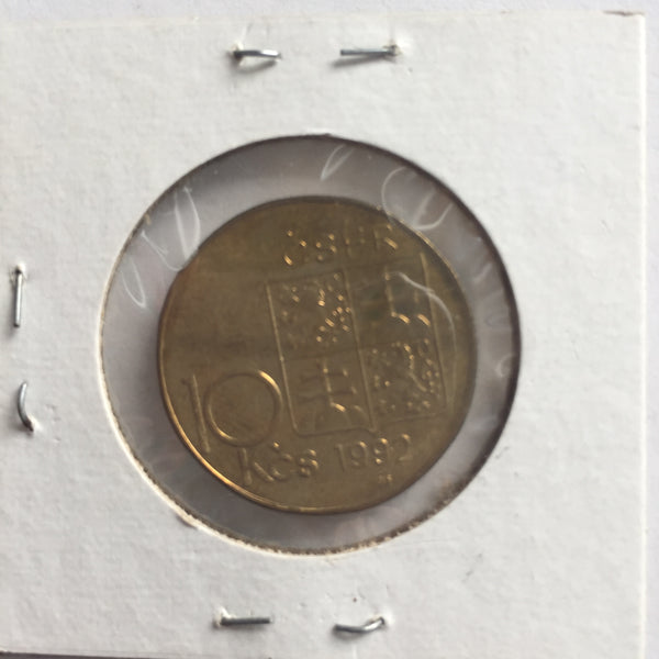 Czechoslovakia, 10 Korun, 1992, UNC