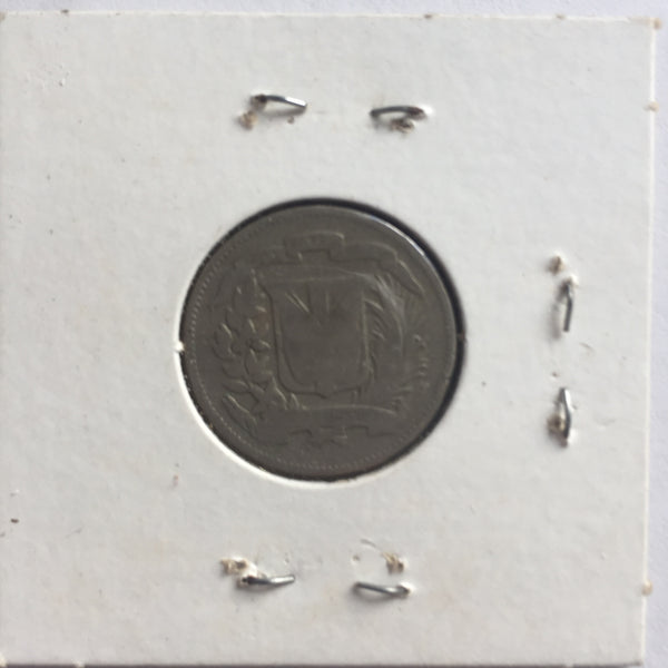 Dominican Republic, 5 Centavos, 1939, F