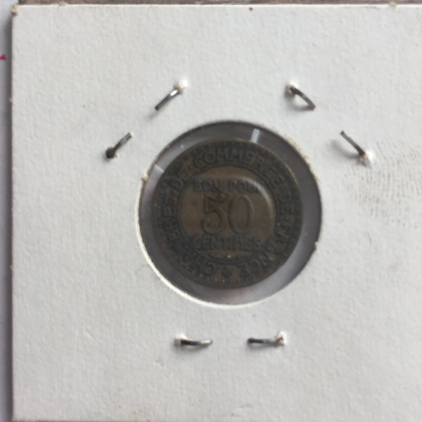 France, 50 Centimes, 1929, VF