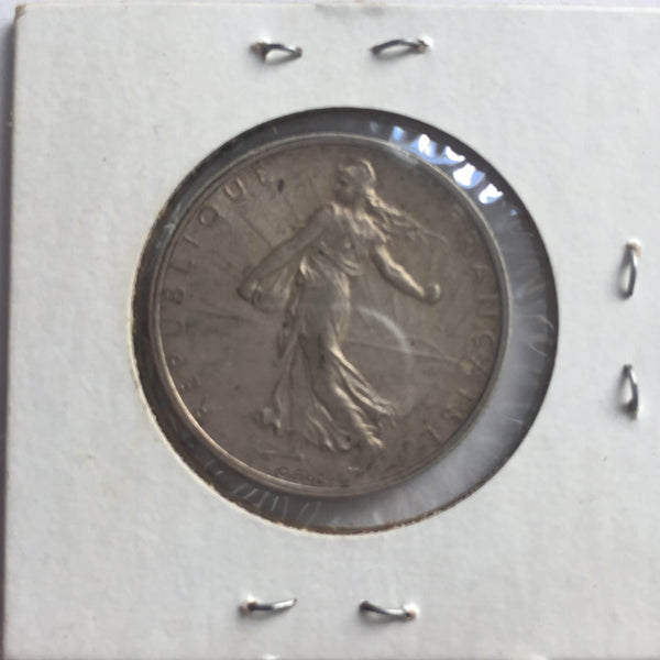 France, 2 Francs, 1916, XF