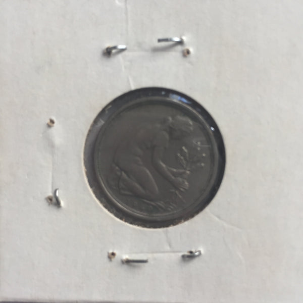 Germany, 50 Pfennig, 1949 G, XF