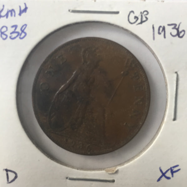 Great Britain, 1 Penny, 1936, XF
