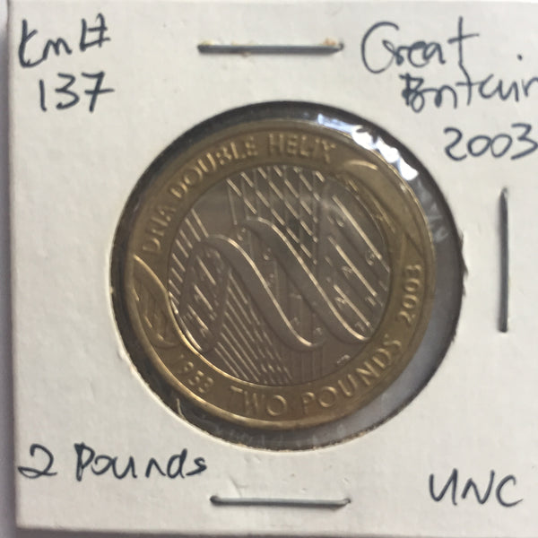 Great Britain, 2 Pounds, 2003, UNC