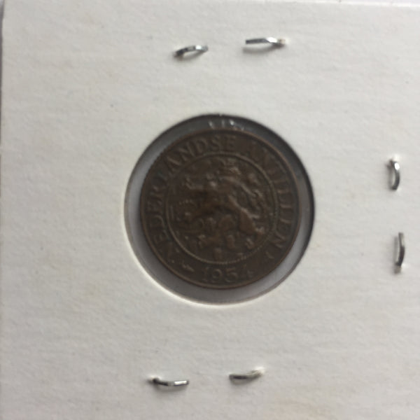 Netherlands Antilles, 1 Cent, 1954, XF
