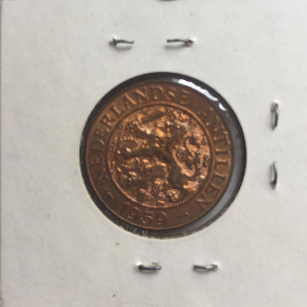 Netherlands Antilles, 2 1/2 Cents, 1959, UNC