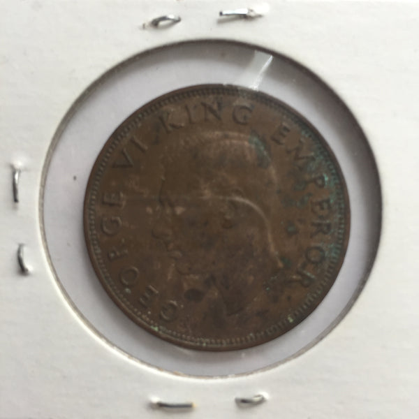 New Zealand, 1 Penny, 1940, XF
