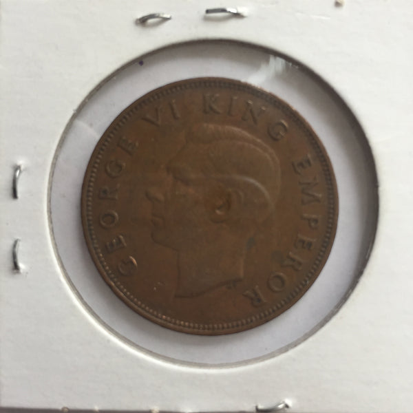 New Zealand, 1 Penny, 1942, VF