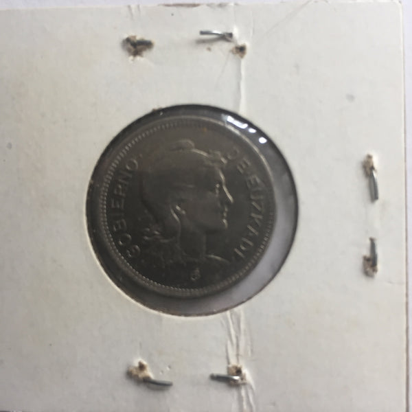 Spain, 1 Peseta, 1937, XF