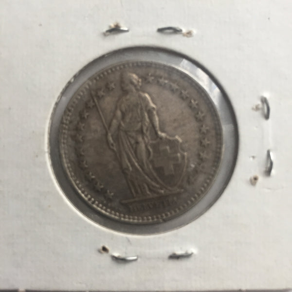 Switzerland, 2 Francs, 1922, F