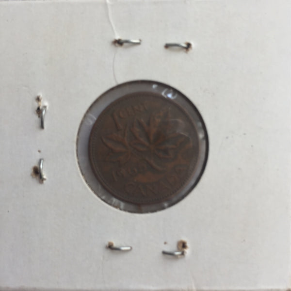 Canada, 1 Cent, 1965, VF