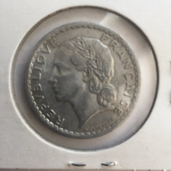 France, 5 Francs, 1948, VF
