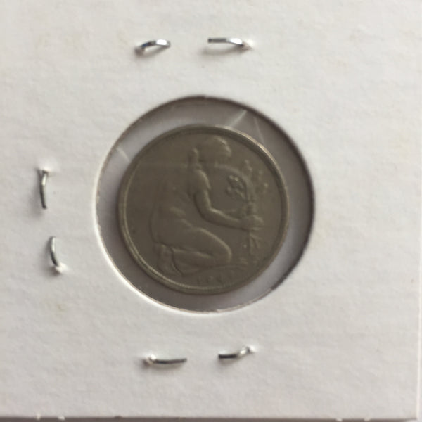 Germany, 50 Pfennig, 1949 F, XF