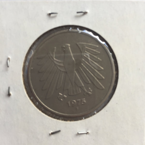 Germany, 5 Mark, 1975 F, XF