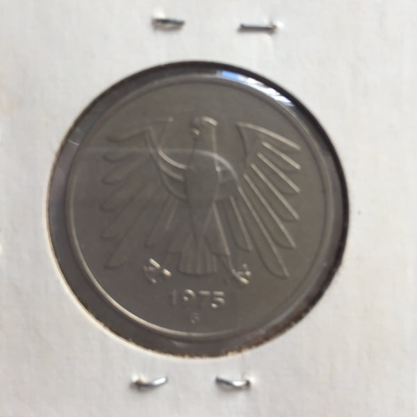 Germany, 5 Mark, 1975 G, XF