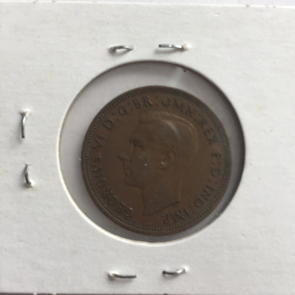 Great Britain, 1/2 Penny, 1939, XF