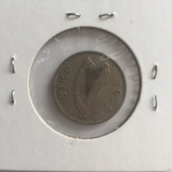 Ireland, 6 Pence, 1955, XF