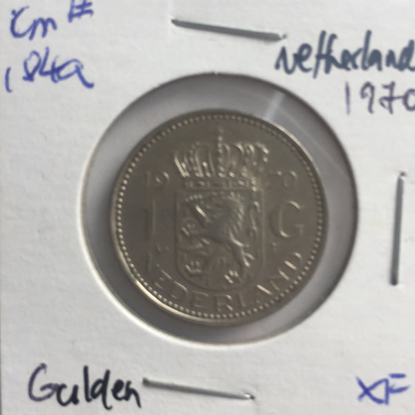 Netherlands, 1 Gulden, 1970, XF