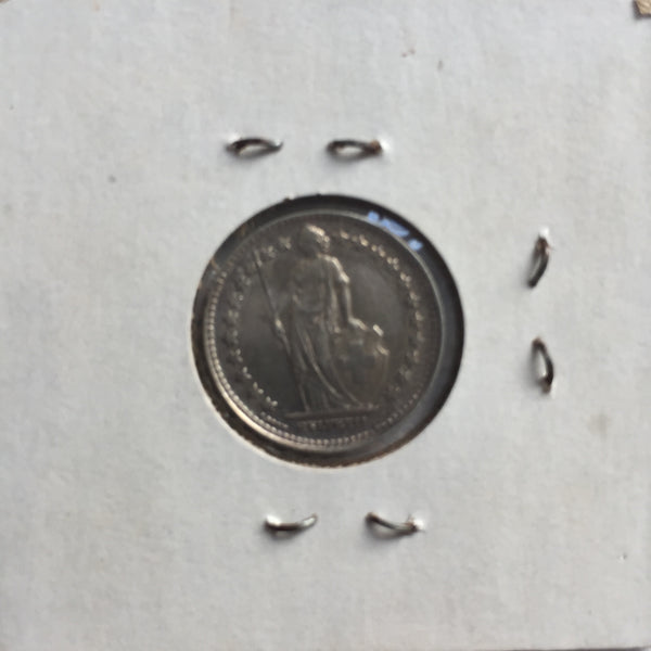 Switzerland, 1/2 Franc, 1952, XF