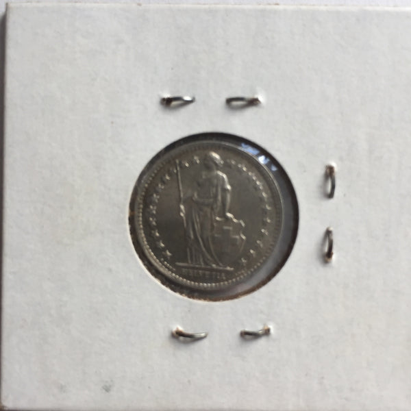 Switzerland, 1/2 Franc, 1961, XF