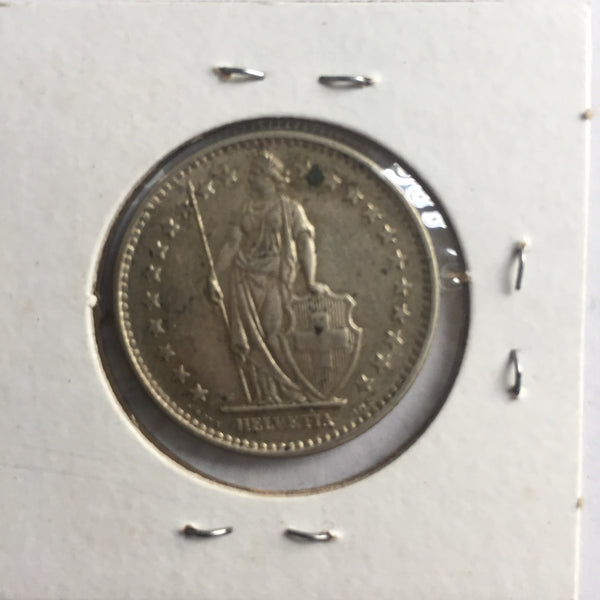 Switzerland, 2 Francs, 1967, XF