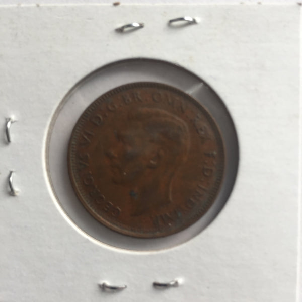 Australia, 1/2 Penny, 1948 (p), XF