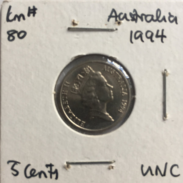 Australia, 5 Cents, 1994, UNC